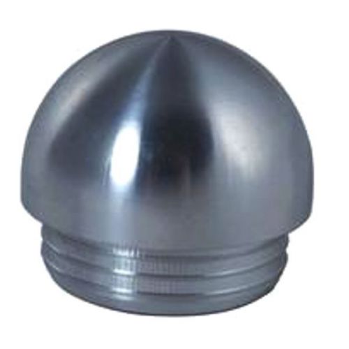 End cap aluminum domed anodized for 1-1/2&#034; tube, sch 40