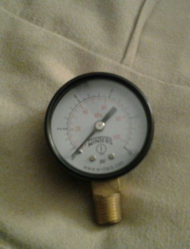 WINTERS PEM136LF Gauge, Pressure, 2in., 0 to 15 psi