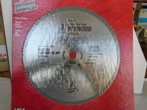 VERMONT AMERICAN KROME 25275  9 INCH 200 TOOTH PLYWOOD SAW BLADE 5/8 LOT OF 5