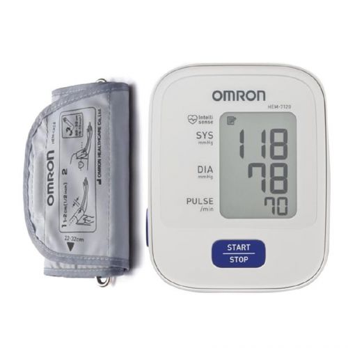 Omron hem-7120 upper arm bp monitor automatic- fast free shipping for sale