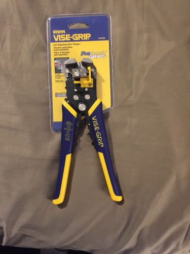 IRWIN Tools VISE-GRIP Self-Adjusting Wire Stripper, 8-Inch (2078300), New