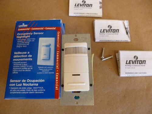 Leviton OSSNL-IDW Infrared Occupancy Sensor W/LED Night Light - 800 Watt