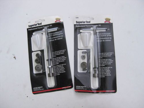 X2 BRAND NEW Superior Tool Professional Faucet Reseater Kit #53795 Pro-Line