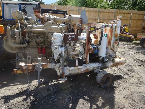 DIESEL Water Pump TRAILER MOUNT DEUTZ DIESEL RUNS EXC NICE! Irrigation