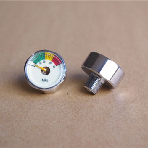 Mini Szie 40Mpa Vacuum Pressure Gauge 1.&#034; in 25mm M10*1 Luminous