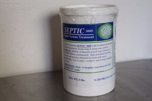 Septic 3000 Cleaner System Treatment Enzyme NEW MSRP $199