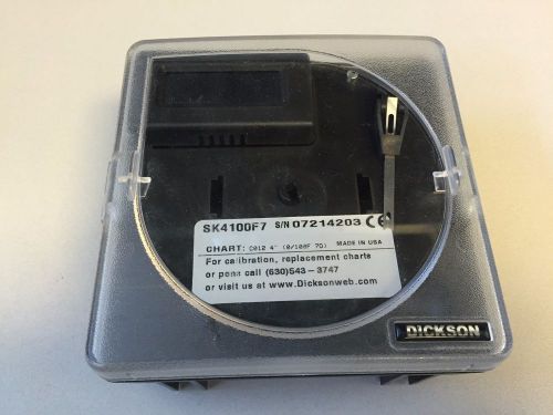 Dickson sk4100f7 temperature chart recorder 4 inch for sale