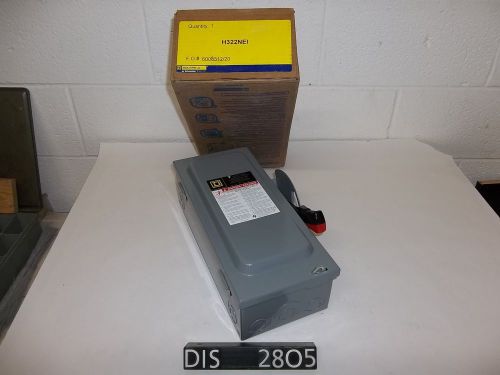 Square D 240 Volt 60 Amp Fused Disconnect / Safety Switch (DIS2805)
