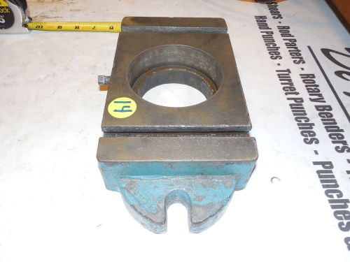 ROPER WHITNEY  DIE SHOE - 3 3/4&#034; - + PUNCH /DIE   PUNCH PRESS DIE HOLDER