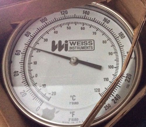 Weiss 5vbm25-250 bimetallic thermometer for sale