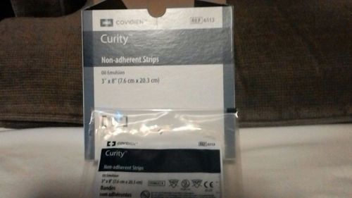 curity non-adherent strips 3 x 8