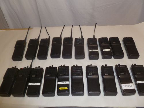Lot of 20 Motorola MTS2000 Flashport 800 MHz Two Way Radios &amp; HNN9028AR Impres c