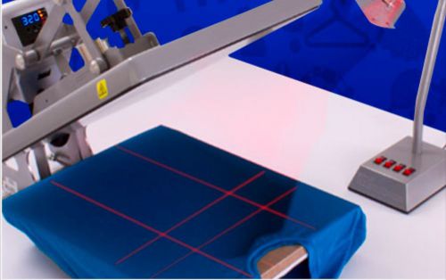 Hotronix Laser Alignment System For Fast Heat Transfer Placement with Heat Press