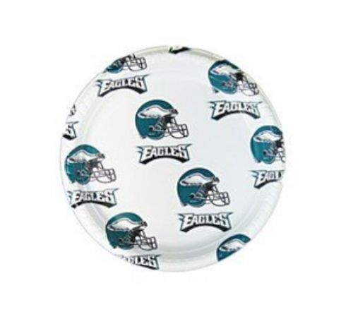 NFL Philadelphia Eagles Disposable Plastic Plates 12 Pack
