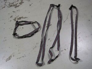 Lot of 4 Globe Firefighter Dragstraps Bunker Turnout Gear (HKB22-01