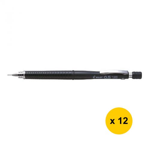 GENUINE Pilot H-325 0.5mm Mechanical Pencil (12pcs) - Black FREE SHIP