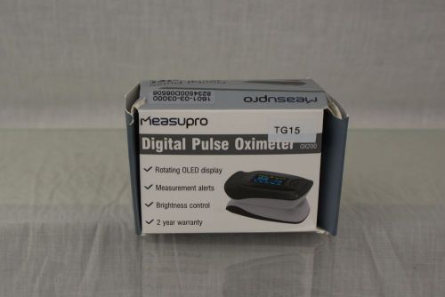 MeasuPro OX200 Instant Read Finger Pulse Oximeter, Blood Oxygen SpO2 TG15