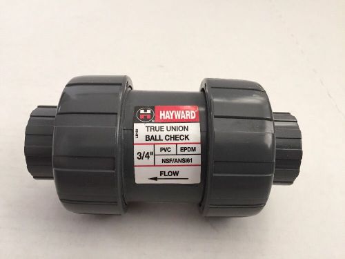 3/4&#034; pvc true union hayward ball check valve flow control for sale