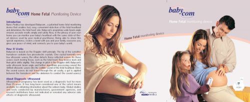 Nano Medica BabyCom Home Fetal Heartbeat Doppler Monitor WORKS EXCELLENTLY