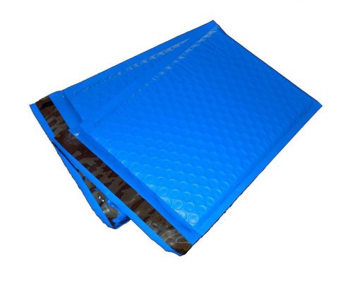 50 4x8 BLUE Poly Bubble Mailer Envelope Shipping Wrap Air Mailing Bags 4x8