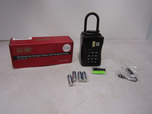 NUSET 7010-3 Weather Resistant 5 Key Capacity Electronic Padlock Lock Box New
