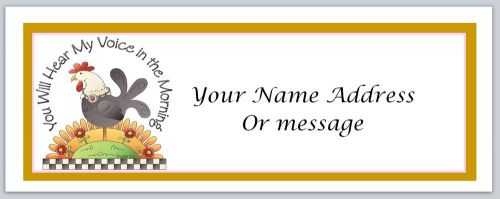 30 Personalized Return Address Labels Primitive Country Buy 3 get 1 free (c35)