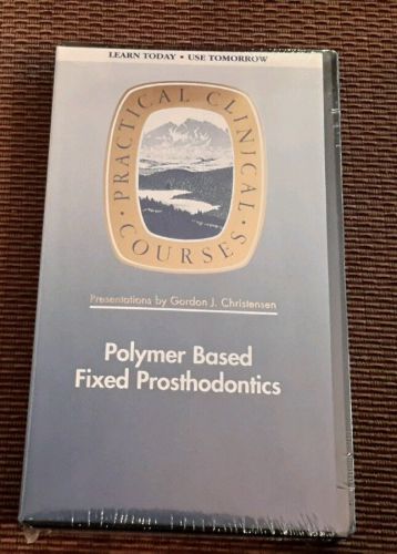 Gordon Christensen dental Video (New) Polymer Based Fixed Prosthodonrics B7