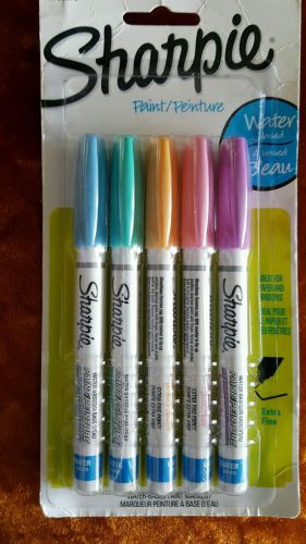 Sanford Sharpie Extra-fine Pastel Paint Pen, 5 Assorted Colors Free Shipping