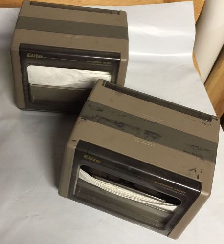 Elite Wisconsin Tissue Napkin Paper Towel Dispenser LOT OF 2