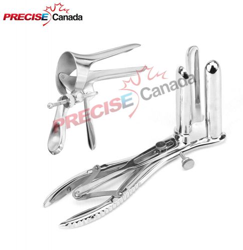 CUSCO VAGINAL SPECULUM (MEDIUM) + 3 PRONG MATHIEU ANAL SPECULUM GYNECOLOGY INS