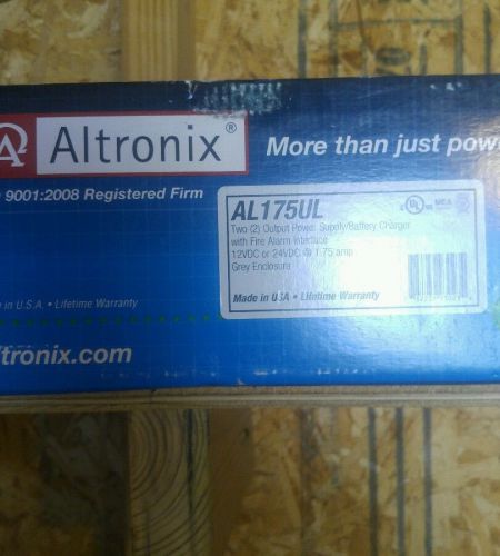Altronix al175ul power supply new in box for sale