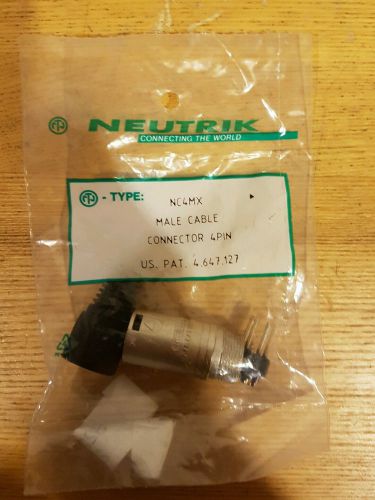 Neutrik NC4MX male cable connector pack of 50