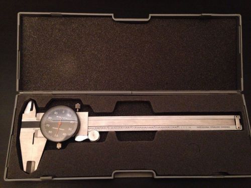 Professional Dial Caliper with 6 Inches Measuring Range Stainless Steel