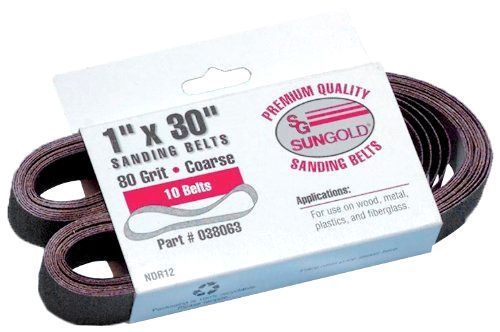 Full Resin Bond 1X30&#034; 120-Grit Belt Aluminium Oxide X-Weight Cloth Sanding Belts