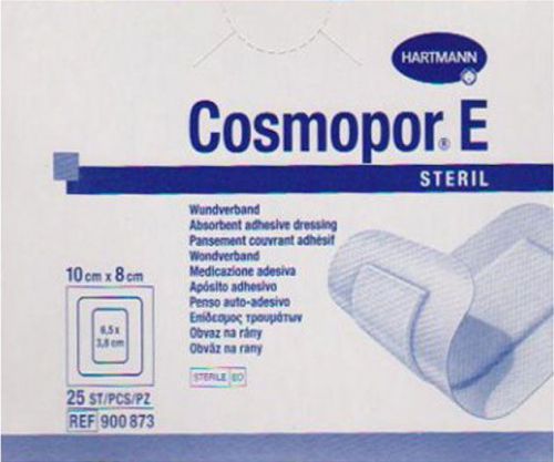 Hartmann cosmopor e dressing, 10cm x 8cm, pack of 25 for sale