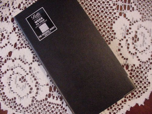 Letts of london week to view 2016 black weekly upright pocket diary for sale