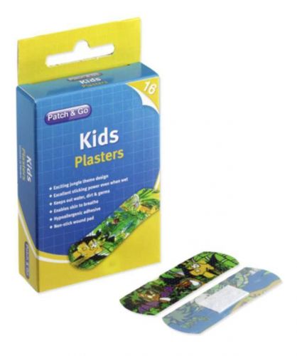 Patch &amp; Go Kids Plasters 16&#039;s