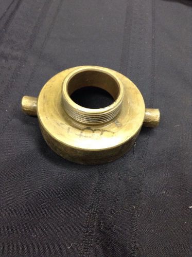 Brass Fire Hydrant Reducer with washer,  3&#034; down to 1 3/4&#034;