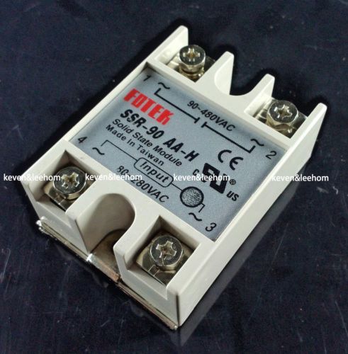 1pcs solid state relay SSR-90AA-H 80-250VAC/24V-380VAC AC-AC