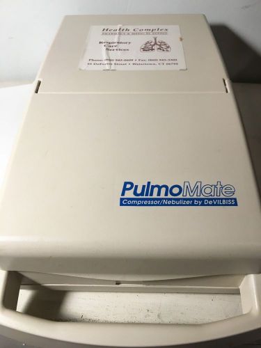 PulmoMate Compressor/Nebulizer by DeVilbiss Model 46502 Tested and Working