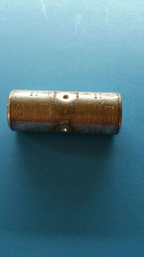 Thomas And Betts 500 Compression Butt Cable Splice Die 87 copper