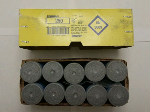 Erico CADWELD 250 Exothermic Welding Material 1 Box ( Qty.10)