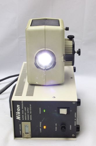 Nikon Microscope HBO Mercury 100w Hg Lamp House Power Supply Fluorescence