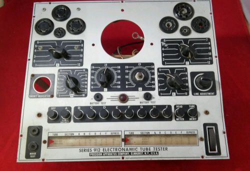 VINTAGE TUBE TESTER PRECISION APPARATUS COMPANY MODEL 912 for parts