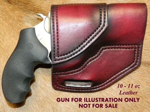 Gary C&#039;s Avenger OWB &#034;XH&#034; Revolver Holster  RUGER SP 101   3&#034; Heavy Leather