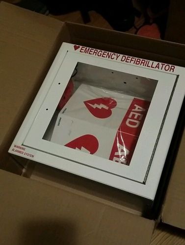 Brand new metal activar alarmed defibrillator cabinet (c1463f12-712) for sale