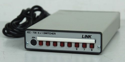 Link electronics iec-708 8x1 switcher for sale