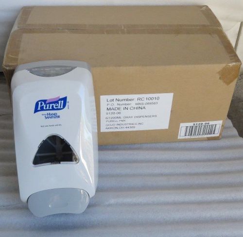 Purell FMX Manual Sanitizer Gray Dispenser case of 6/1200ml