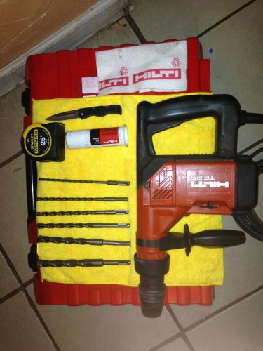 HILTI TE 25, L@@K, GREAT CONDITION, PREOWNED, FREE EXTRAS, FAST SHIP
