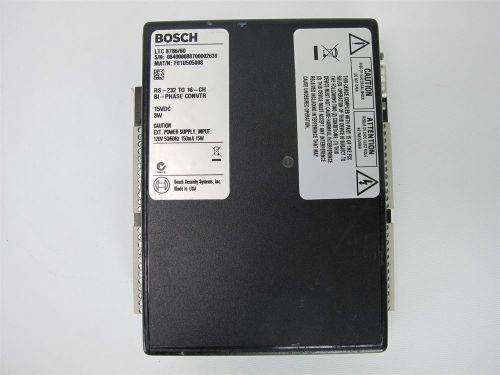 Bosch security video ltc 8786/60 rs-232 to 16-ch bi-phase data converter for sale
